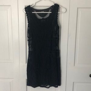 Express Navy Sheath Dress